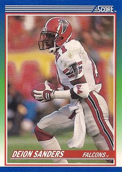 Deion Sanders Atlanta Falcons 1990 Score NFL #95